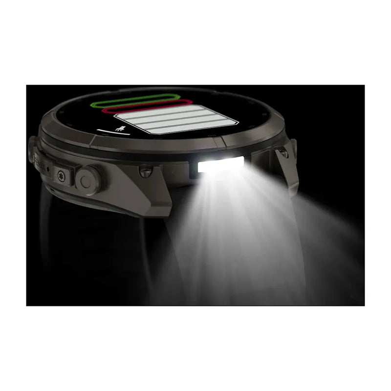 Fenix 9 Pro inReach Smartwatch, 51mm - Titanium with Graphite/Black Silicone Band - 010-04337-21