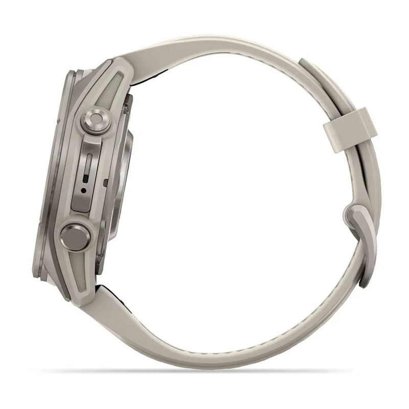 Fenix 9 Smartwatch, 43mm - Titanium with Fog Grey Silicone Band - 010-04761-01