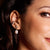 Hannah Martin Pearl Drop Star Stud Earrings - Silver - SPS-HM-28