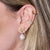Hannah Martin Chained Star Stud Earrings - Gold - SPG-HM-32