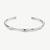 Bamboo Bangle - Silver