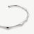 Bamboo Bangle - Silver