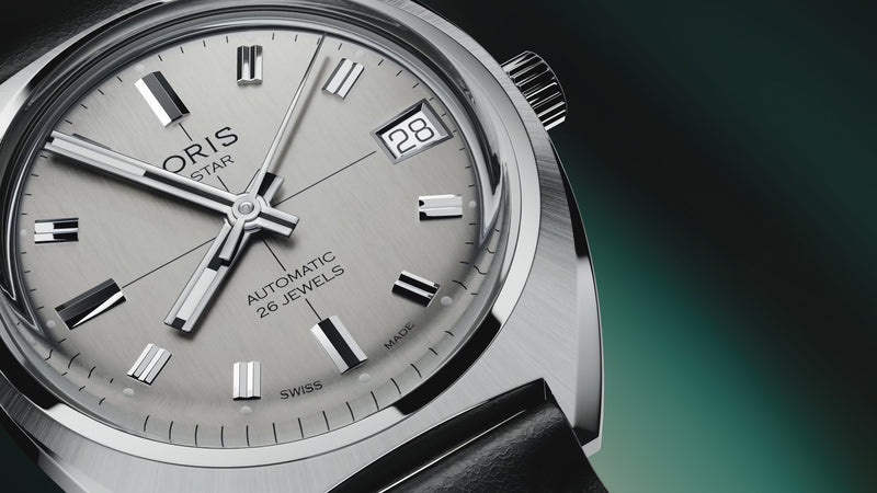 Oris Star Edition Watch, Silver/Black