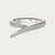 Interlocking Diamond Ring, Size O - 18ct White Gold - IM002.WGWHRZO