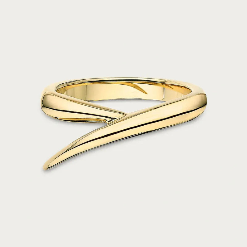 Interlocking Ring, Size N - 18ct Yellow Gold - IM003.YGNARZL