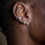 Illusion Threader Earrings - Silver - SPS-146