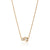 Hannah Martin Toi Et Moi Necklace - Gold - SPG-HM-30