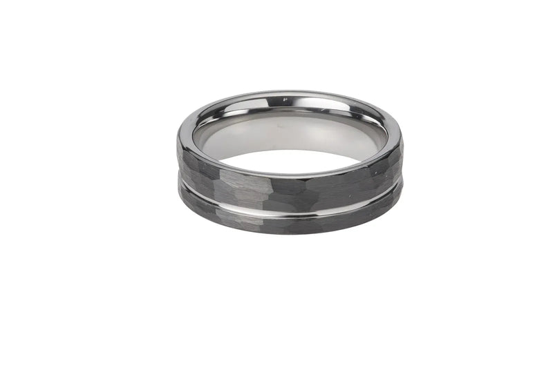 Tungsten Carbide Ring - Black - TUR-82