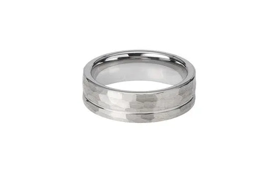 Tungsten Carbide Ring - Silver - TUR-79