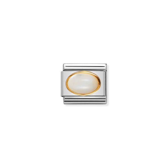 Composable Classic White Mother Of Pearl Link - 030502/12