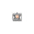 Composable Classic Pink Coral Starfish Link - Silver - 330511/07