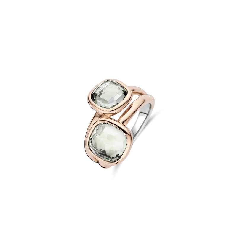 Double Cushion Ring - Rose Gold - 12413GR