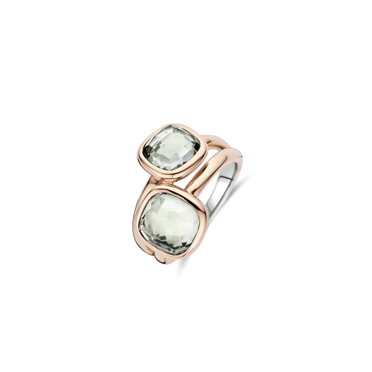 Double Cushion Ring - Rose Gold - 12413GR