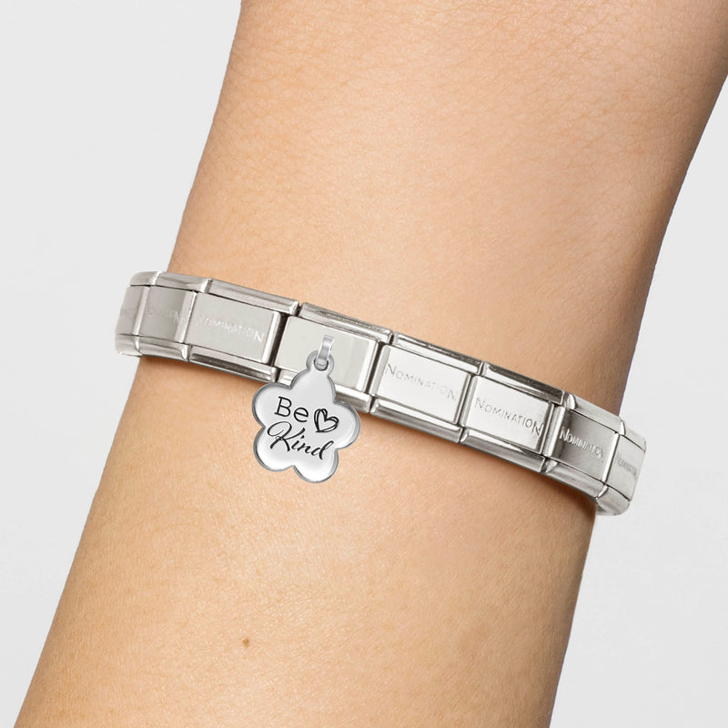 Composable Classic Be Kind Pendant Flower Link - 331811/12
