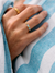 Tranquility Amazonite T-Bar Adjustable Ring - Gold - RSR02GP
