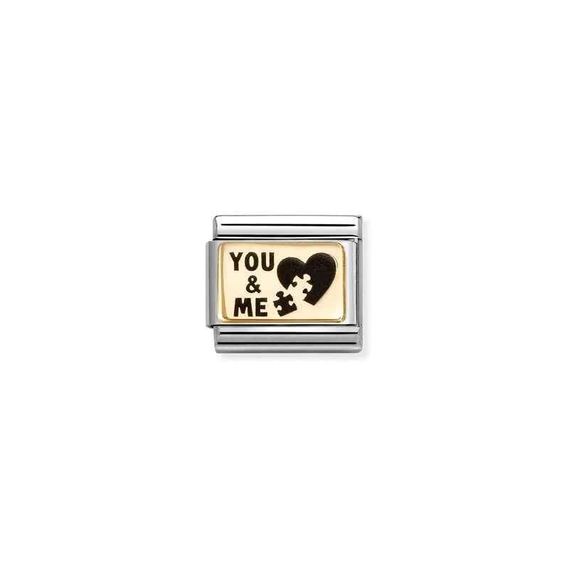 Composable Classic You & me puzzle Link - Gold - 030166/71