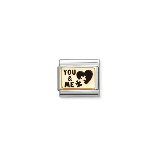 Composable Classic You & me puzzle Link - Gold - 030166/71