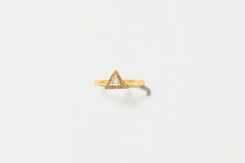 Odoti Triangle Ring - Gold - JNM-400-214