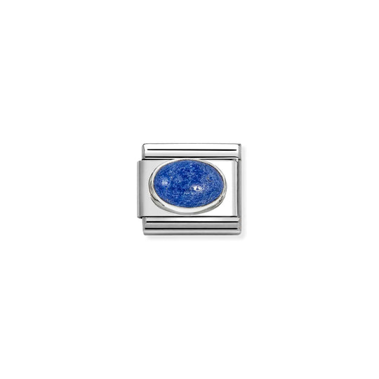 Composable Classic Lapis Lazuli Stone Link - 330510/09