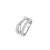 Zirconia Structure Ring (M Model) - Silver - 12422ZI