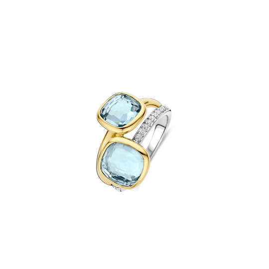 Double Cushion Ring - Gold - 12412TY