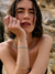Tranquility Amazonite Beaded Bracelet - Gold - RSB08GP