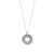 Structure Circle Necklace, M model - Silver - 6860ZI