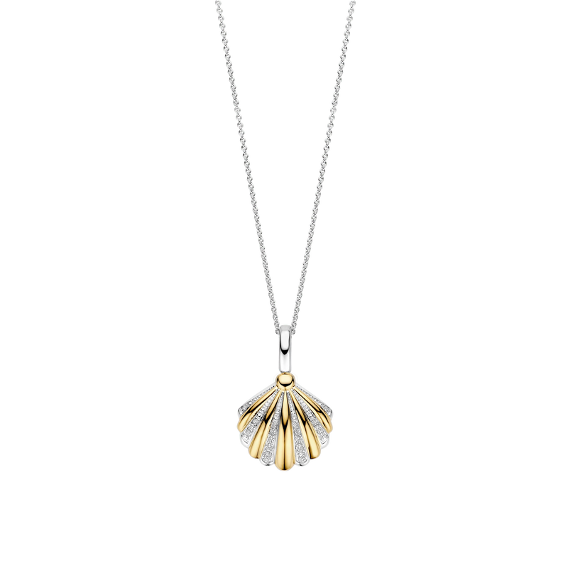 Shell Pendant Necklace - Gold - 6863ZY