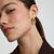 Knot Statement Stud Earrings - Gold - NAE-14