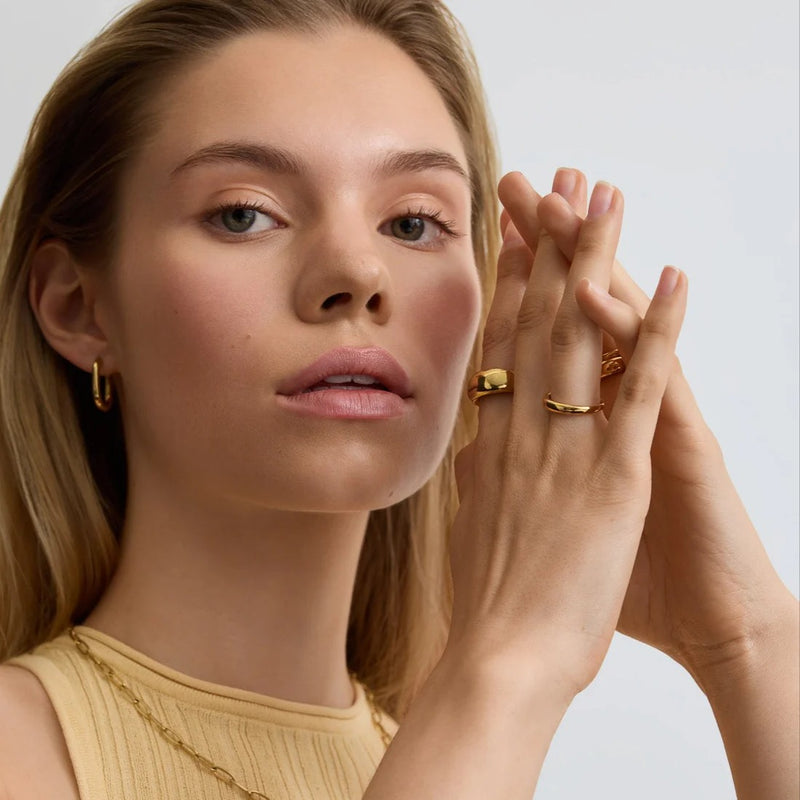 Dome Ring - Gold - YBR-005