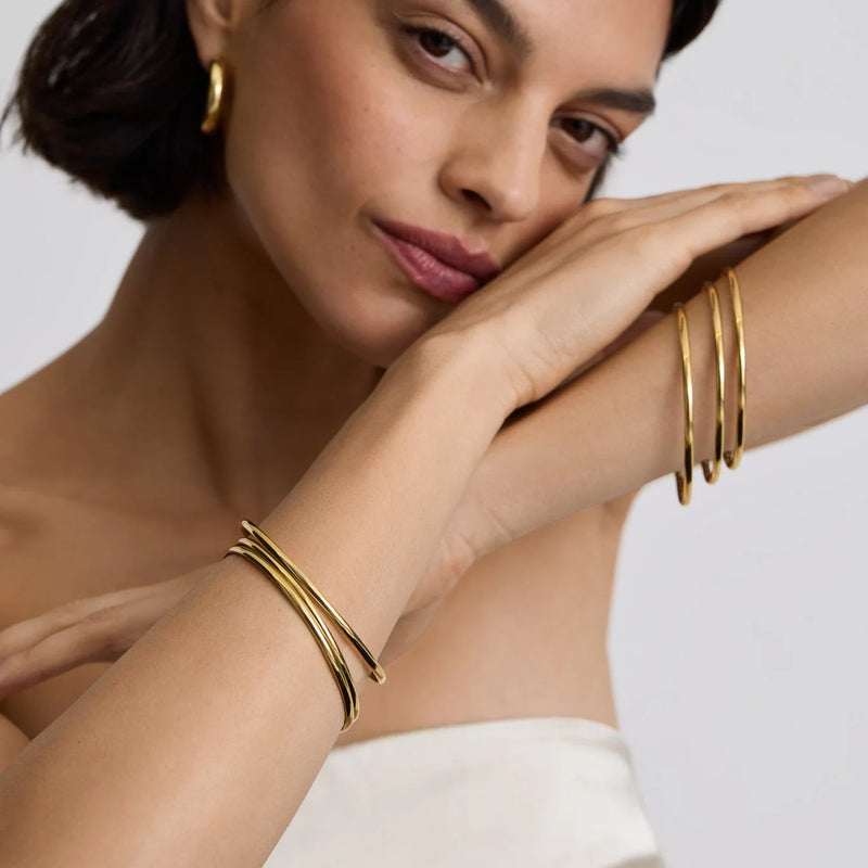 Classic Bangle - Gold - SKB-09-02