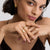 Textured Band Ring - Gold - GR-040