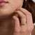 Tapered Solitaire Ring - Gold - SDR-05
