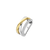 Zirconia Structure Ring, M Model - Gold/Silver - 12422ZY