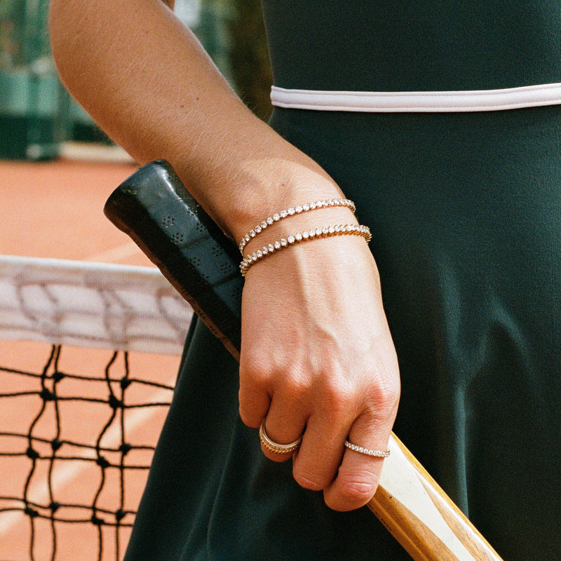 Tennis Bracelet - Gold - GB-043