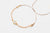 Janzia Organic Beaded Bracelet, Mother of Pearl - Gold - BDBRC-300-280