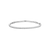 Classic Zirconia Bangle - Silver - 23097ZI
