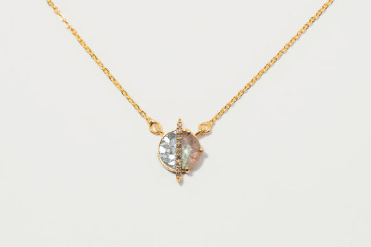 Elson Mini Pendant Necklace - Gold - QLA-300-040