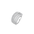 Stardust Zirconia Ring, L Model - Silver - 12425ZI