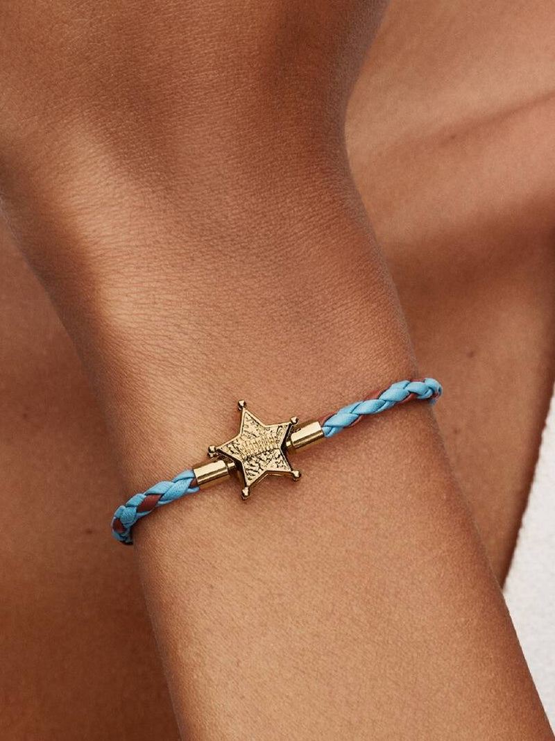 Disney Toy Story Bracelet - 14ct Gold Plating/Leather