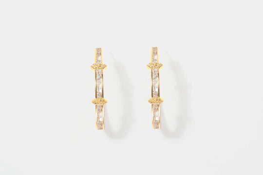 Madison Hoop Earrings - Gold - JNM-200-069