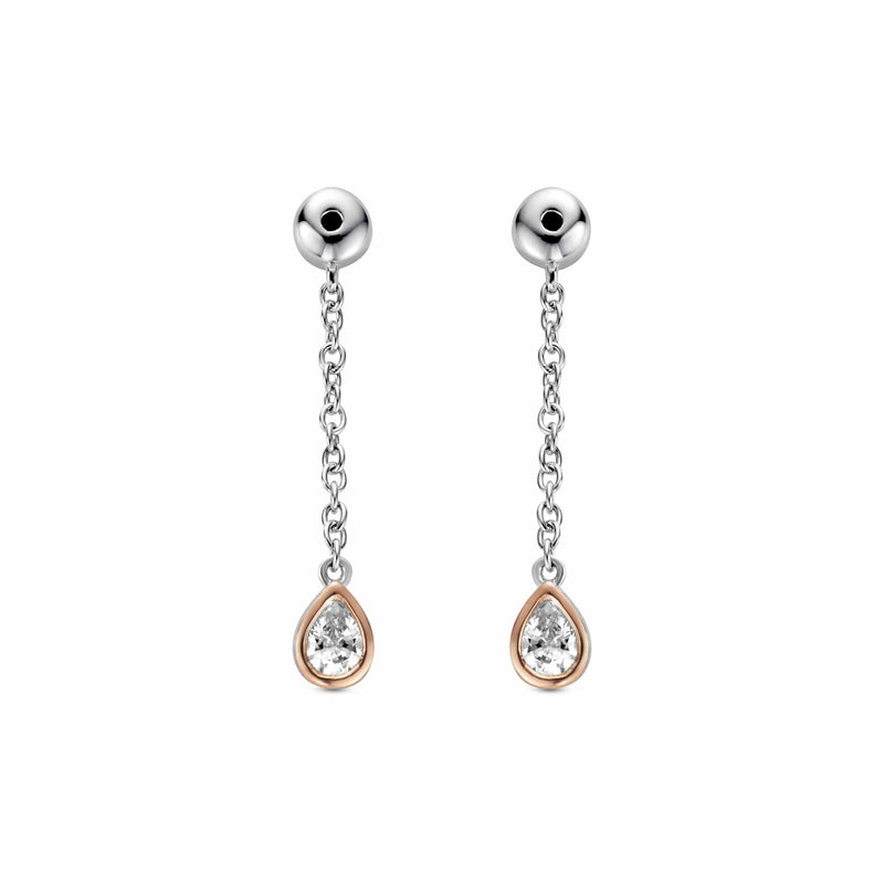 Celebration Drop Earring Backs with Swarovski® Zirconia - Silver - 3SCEL1409