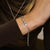Nature's Wonder Forget-Me-Not Adjustable Bracelet - Silver - 3SFMN904