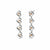 Tree of Life Heart Drop-Stud Earrings - Silver - 3SHEA884