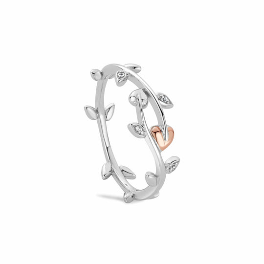 Tree Of Life Vine Topaz Ring - Silver - 3STOL0236