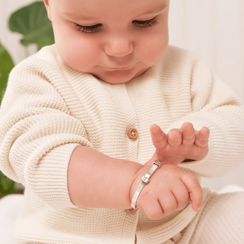 Insignia Baby Bangle - Silver - 3STOL0661