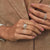 Triple Night Sky Ring, Medium - Silver - SR2784