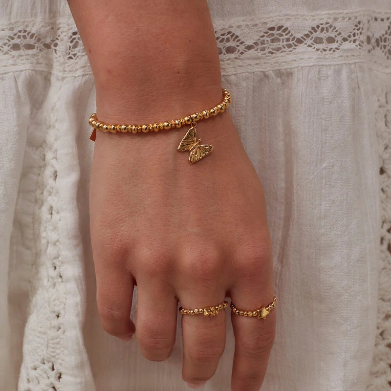 Didi Sparkle Butterfly Bracelet - Gold - GBDS3319