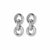 Anchor Chain 3 Link Earrings - Silver - CC-S-ER-7-S1