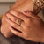 Mini Puffed Heart Ring, Medium - Gold - GRM2067